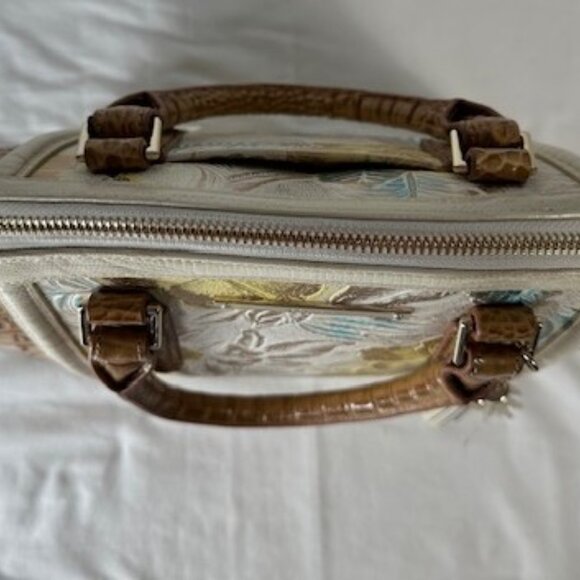 NWT VINTAGE BRAHMIN MULTI FLORA MEDIUM DUXBURY FLORAL PURSE/SHOULDER BAG/SATCHEL - Picture 13 of 14